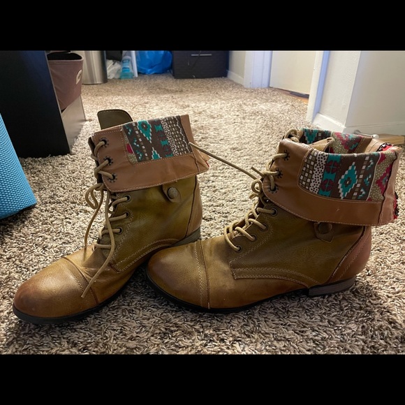 Foldable Combat Boots - Picture 2 of 6